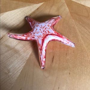 Blown glass starfish